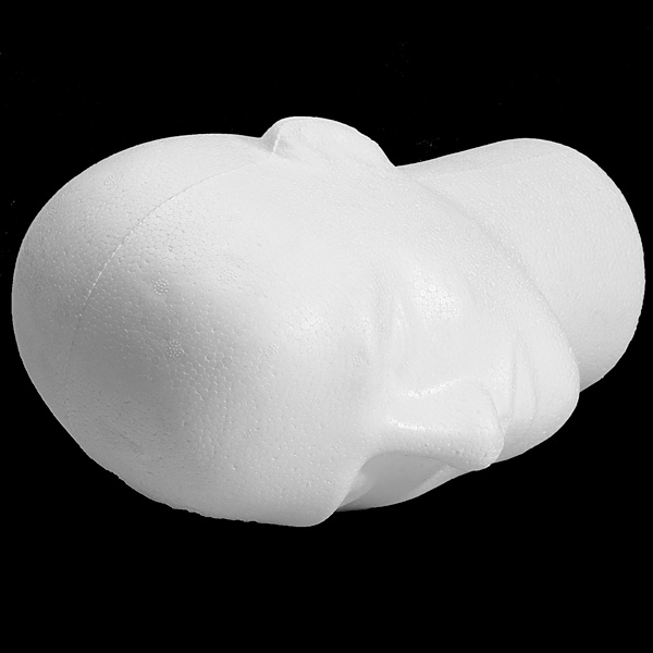 Wig Hat Holder Glasses Foam Mannequin Styrofoam Male Head Stand Model